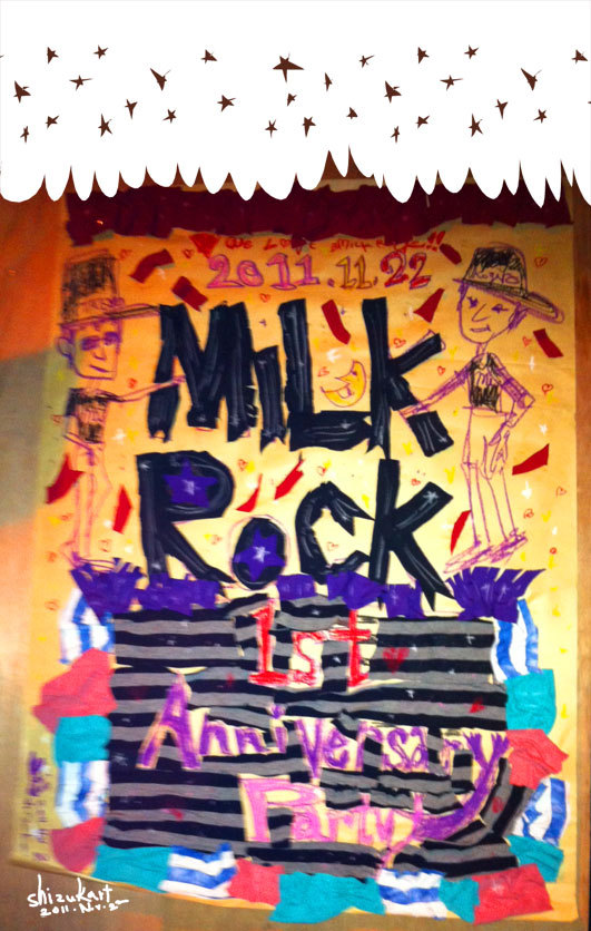 『MILK ROCK』が1周年を迎えました。