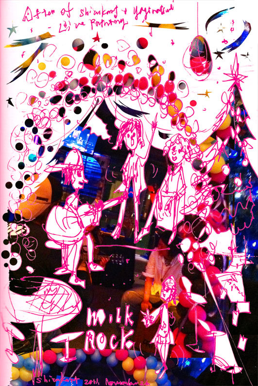 MILK ROCKにて。〜After Of Shizukart Live Painting〜