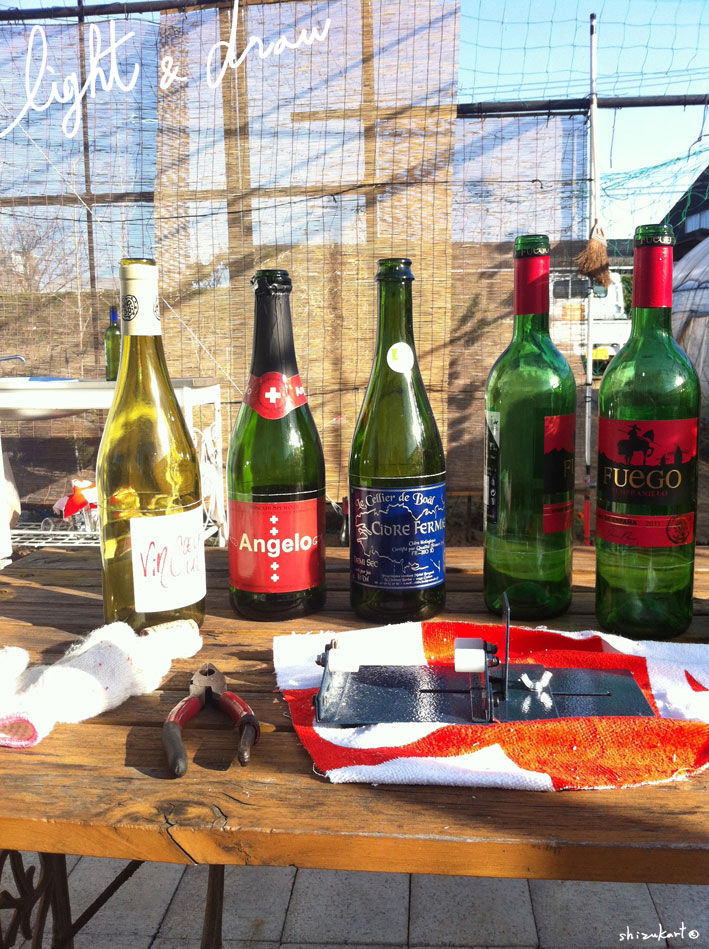 「Lignt & Draw」工程1