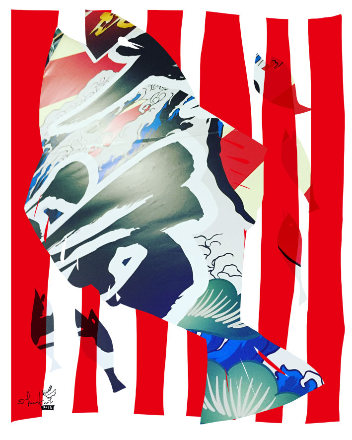 屋台みたいな魚屋さん。