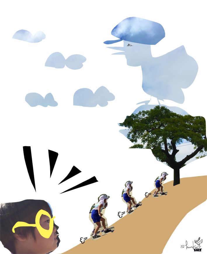 小さい頃の私と妹みたいだ…..