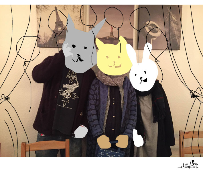 ハイ。チーズ。