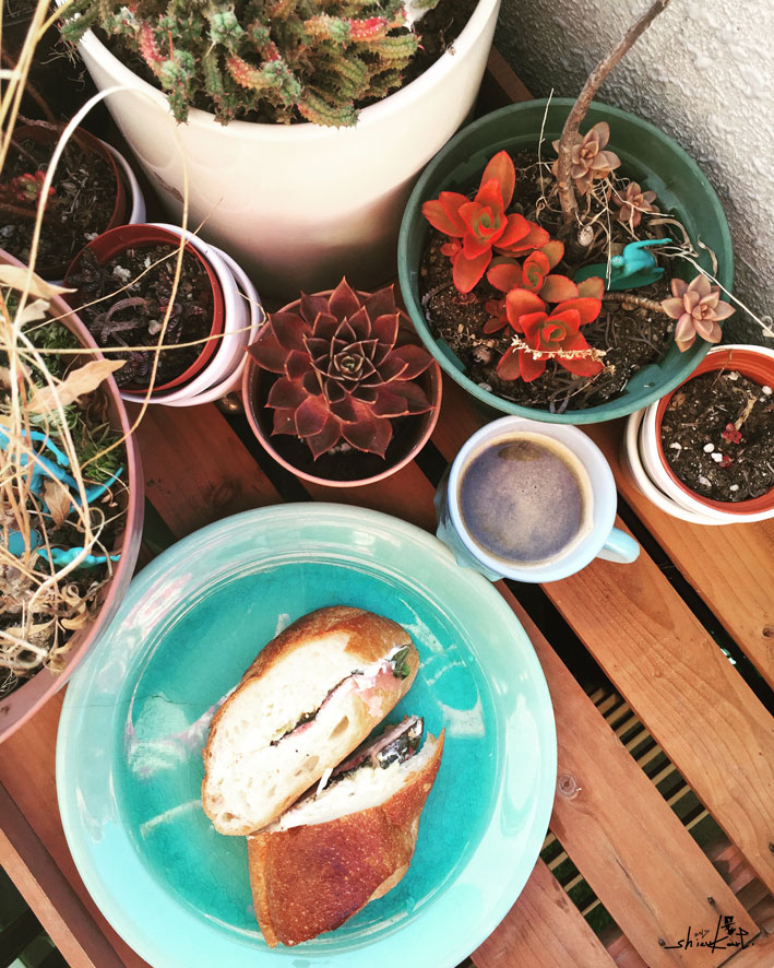 サンドイッチいただいた。