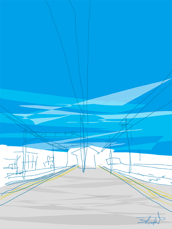 佐土原駅のホーム