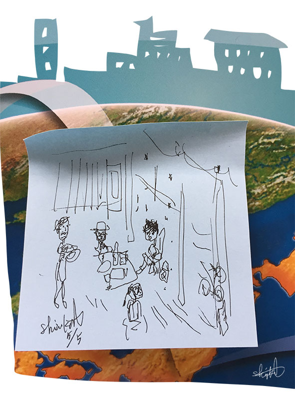 まだ誰も知らぬ場所を探すかのように。