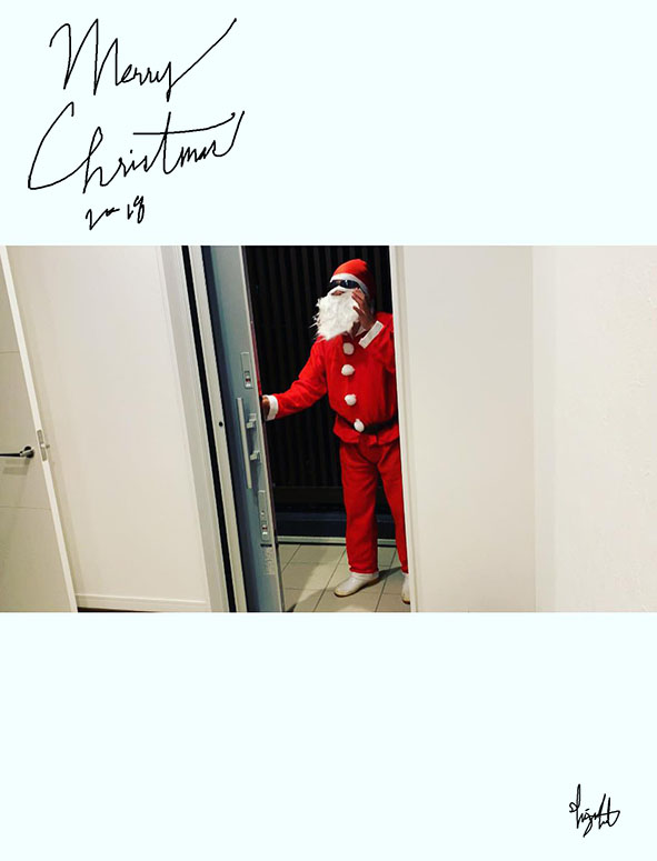 2018年、サンタ登場シーン　１